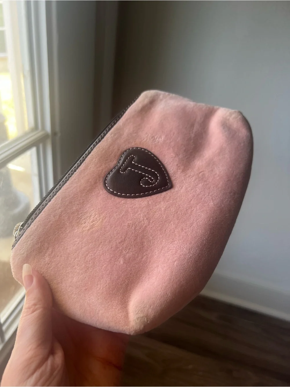 Juicy Couture Baby Pink Pouch from early 2000s